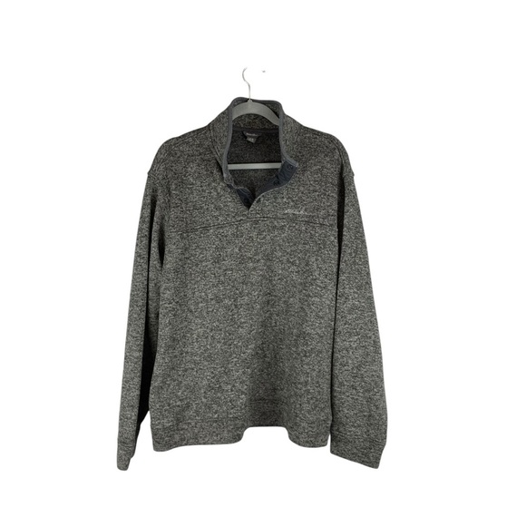 Eddie Bauer Grey 1/4 Zip Pullover size XL - Picture 1 of 7